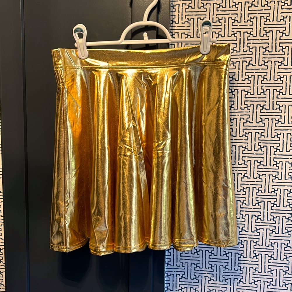 Gold skirt size large